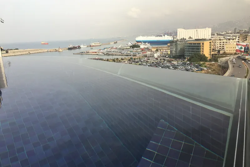 Infinity pool overlooking the sea